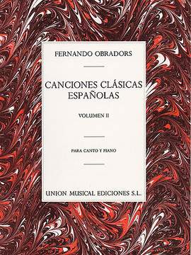 Canciones Clasicas Espanolas Volume 2