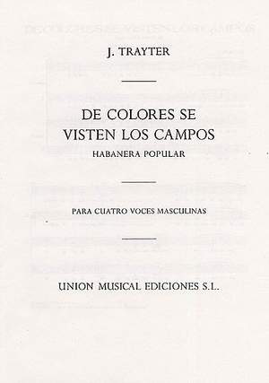 Trayter De Colores Se Visten Los Campos