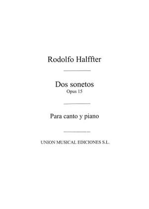 Rodolfo Halffter: Rodolfo Halffter: Dos Sonetos Op.15 (Voice/Piano)