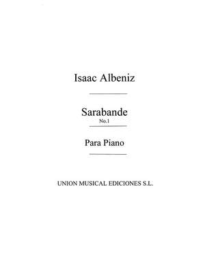 Isaac Albéniz: Sarabande From Segunda Suite Ancienne Op.64 Piano