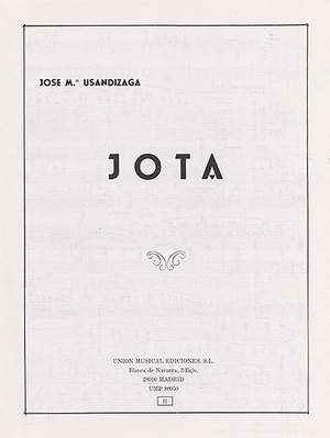 Jose Maria Usandizaga: Jota