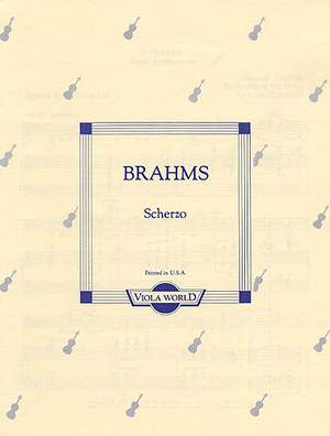 Johannes Brahms: Scherzo