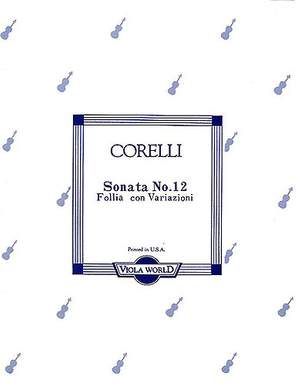 Arcangelo Corelli: Sonata No.12 La Folia Con Variazoni