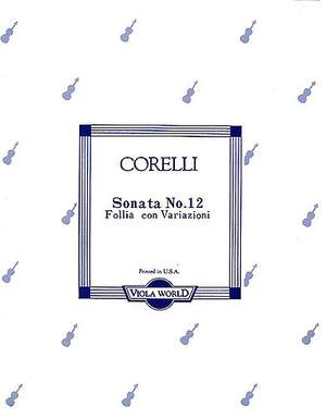 Arcangelo Corelli: Sonata No.12 La Folia Con Variazoni