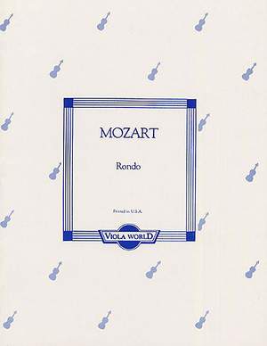 Wolfgang Amadeus Mozart: Rondo For Viola And Piano