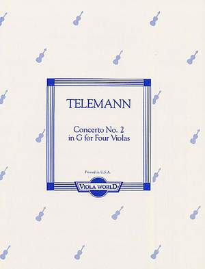 Georg Philipp Telemann: Concerto No.2 In G