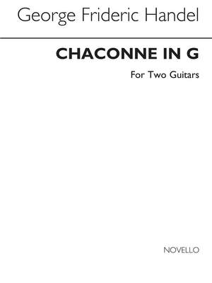 Georg Friedrich Händel: Chaconne In G For Guitar Duet
