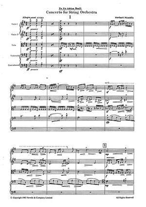 Herbert Howells: Concerto For String Orchestra