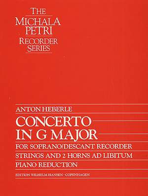 Anton Heberle: Concerto In G Major