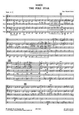 Peter Maxwell Davies: March On The Pole Star