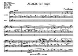 Frank Bridge: Adagio In E For Organ