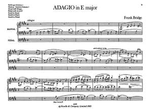 Frank Bridge: Adagio In E For Organ