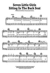 Bob Hilliard_Lee Pockriss: Seven Little Girls Sitting In The Back Seat