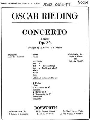 Oscar Rieding: Concerto In B Minor Op. 35