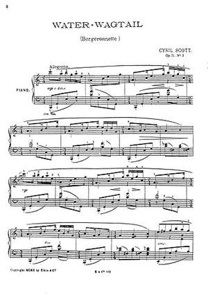Cyril Scott: Water Wagtail Op.71 No.3