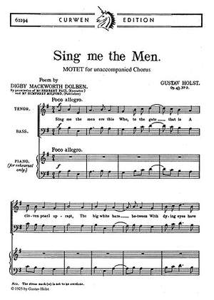 Gustav Holst: Sing Me The Men Op. 43-2