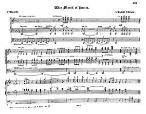 Felix Mendelssohn Bartholdy: War March Of The Priests