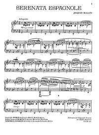 Joaquin Malats: Serenata Espagnole