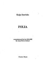 Kaija Saariaho: Folia (Performing Score) Product Image