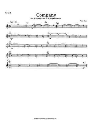 Philip Glass: String Quartet No.2 'Company'