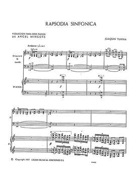 Joaquín Turina: Rapsodia Sinfonica