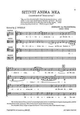 Giovanni Palestrina: Sitivit Anima Mea