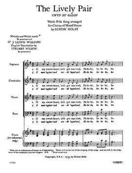 Gustav Holst: The Lively Pair and Green Grass