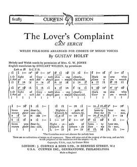 Gustav Holst: The Lovers Complaint