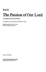 Johann Sebastian Bach: St Matthew Passion - Old Novello Edition Product Image