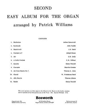 Patrick Williams: Patrick Williams: Second Easy Album For The Organ