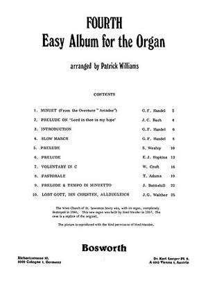 Patrick Williams: Williams: Fourth Easy Album For The Organ
