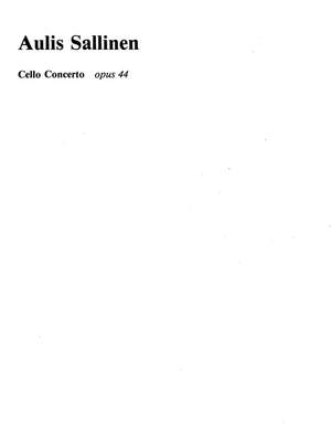 Aulis Sallinen: Concerto For Cello