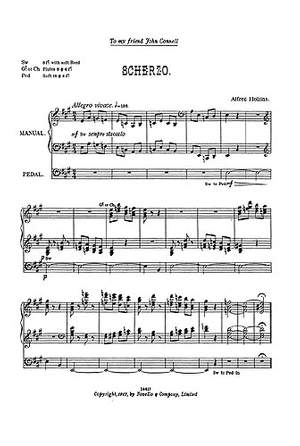 Alfred Hollins: Scherzo For Organ