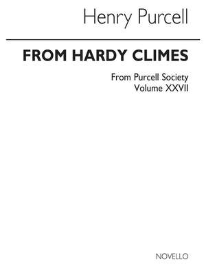 Henry Purcell: From Hardy Climes (Full Score)