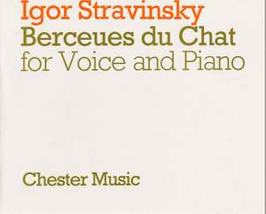 Igor Stravinsky: Berceuses Du Chat For Voice And Piano
