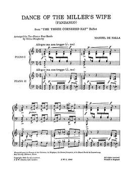 Manuel de Falla: Dance Of The Miller's Wife (Two Pianos)