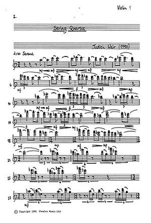 Judith Weir: String Quartet