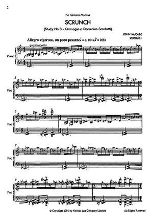 John McCabe: Scrunch For Solo Piano