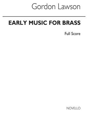 Lawson: Early Music For Brass Ensemble