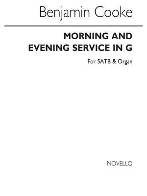Dr. Benjamin Cooke: Jubilate Deo In G (From The Morning Service)