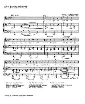 Witold Lutoslawski: Twenty Polish Christmas Carols (Piano Score)