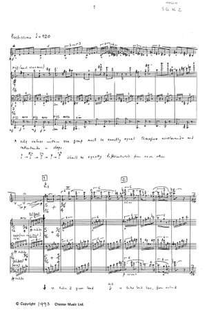 Benedict Mason: String Quartet No.2