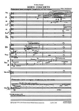Thea Musgrave: Concerto For Horn And Orchestra