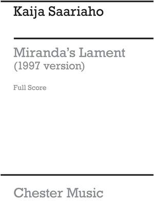 Kaija Saariaho: Miranda's Lament 1997