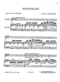 Pirfano: Mandoline for Voice with Piano acc.