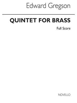 Edward Gregson: Quintet For Brass