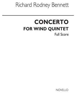Richard Rodney Bennett: Concerto For Wind Quintet