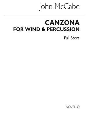 John McCabe: Canzona For Wind & Percussion