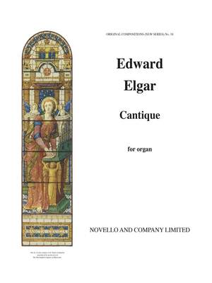 Edward Elgar: Cantique for Organ