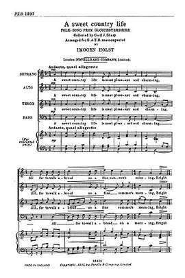 Cecil Sharp_Imogen Holst: A Sweet Country Life